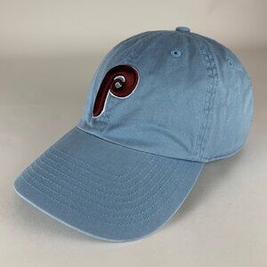 Philadelphia Phillies Vintage Blue Twins Enterprise Franchise Fitted Hat Large
